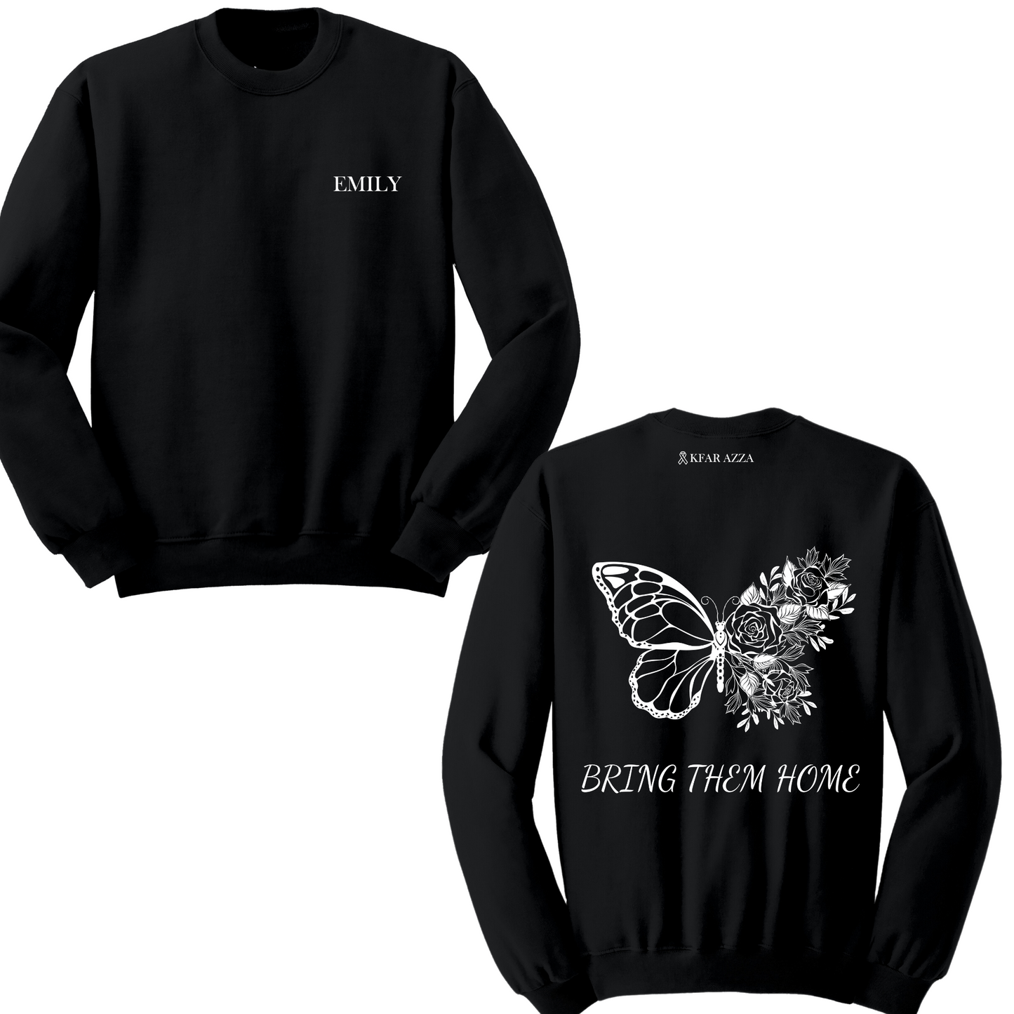 Emily | Butterfly Crewneck