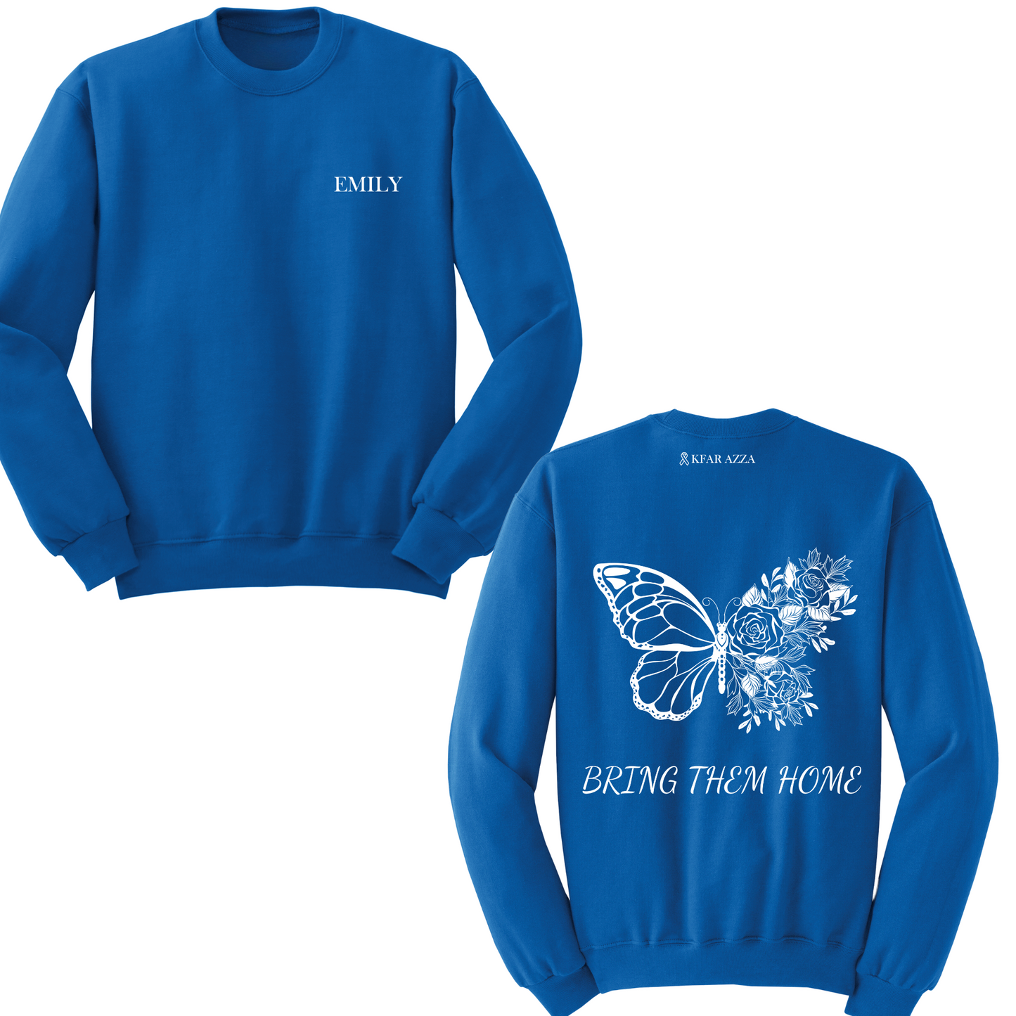 Emily | Butterfly Crewneck