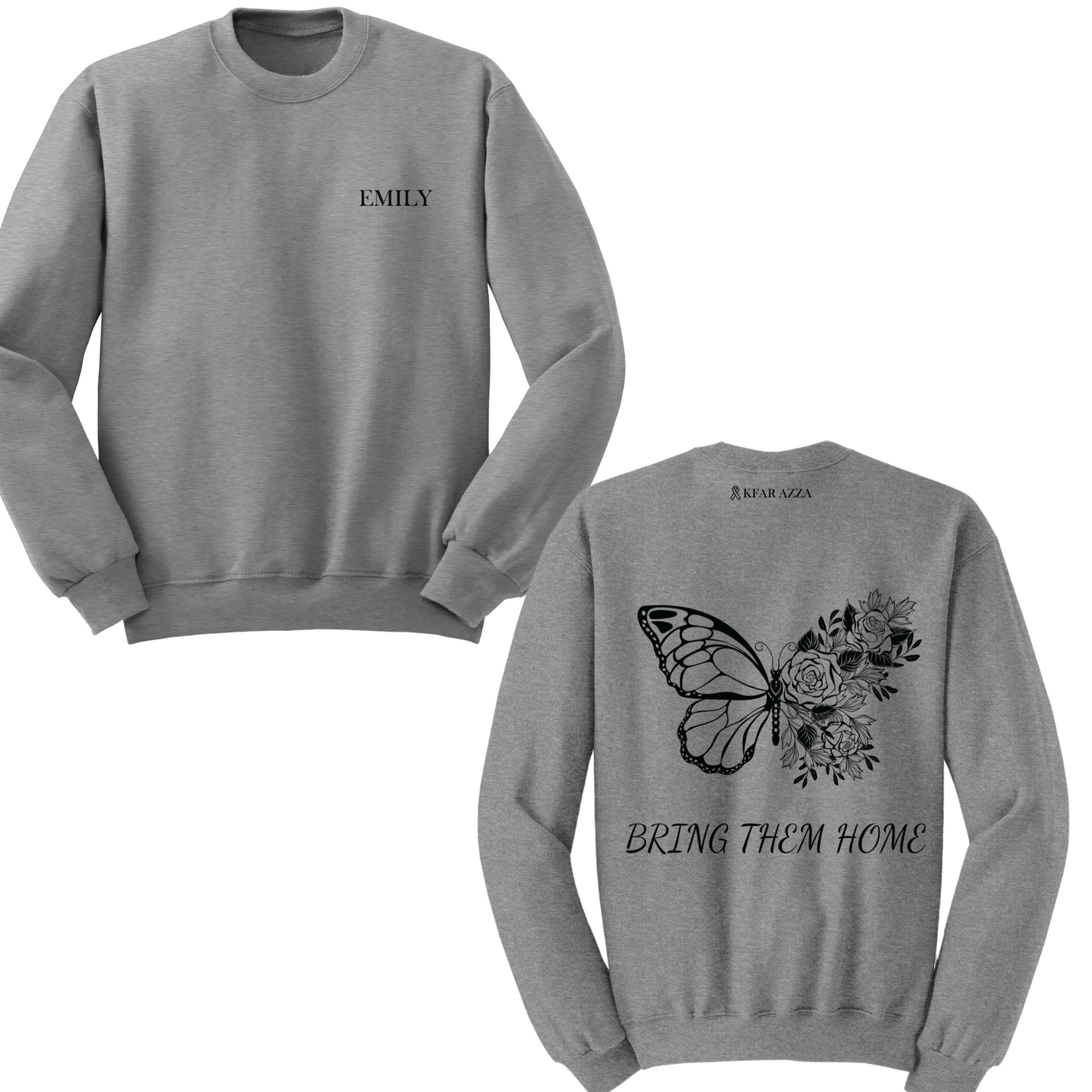 Emily | Butterfly Crewneck