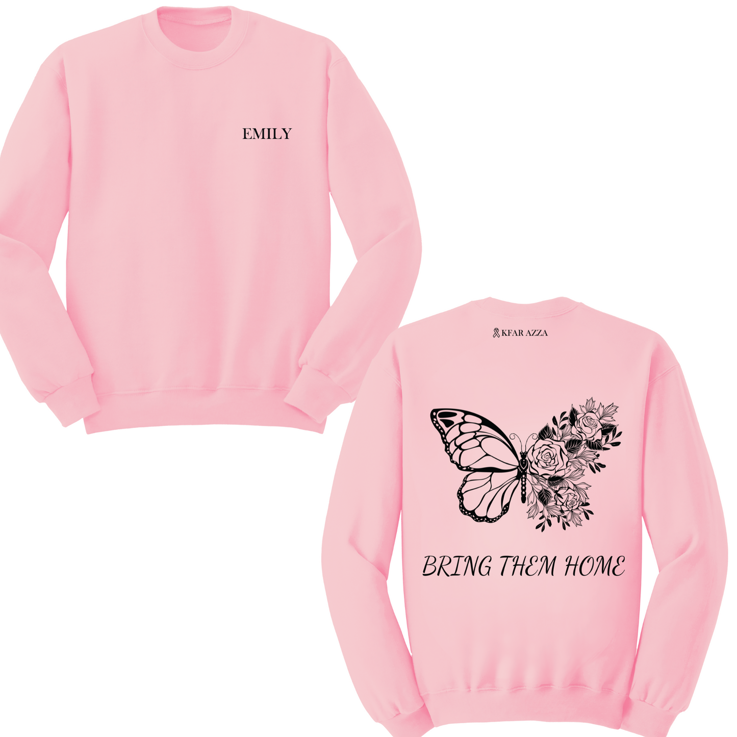 Emily | Butterfly Crewneck