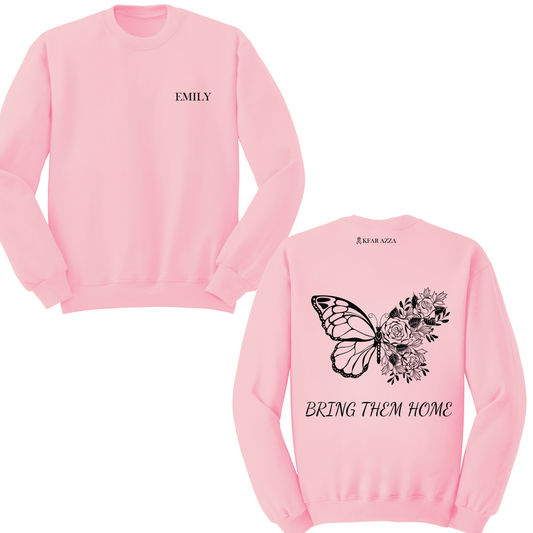 Emily | Butterfly Crewneck