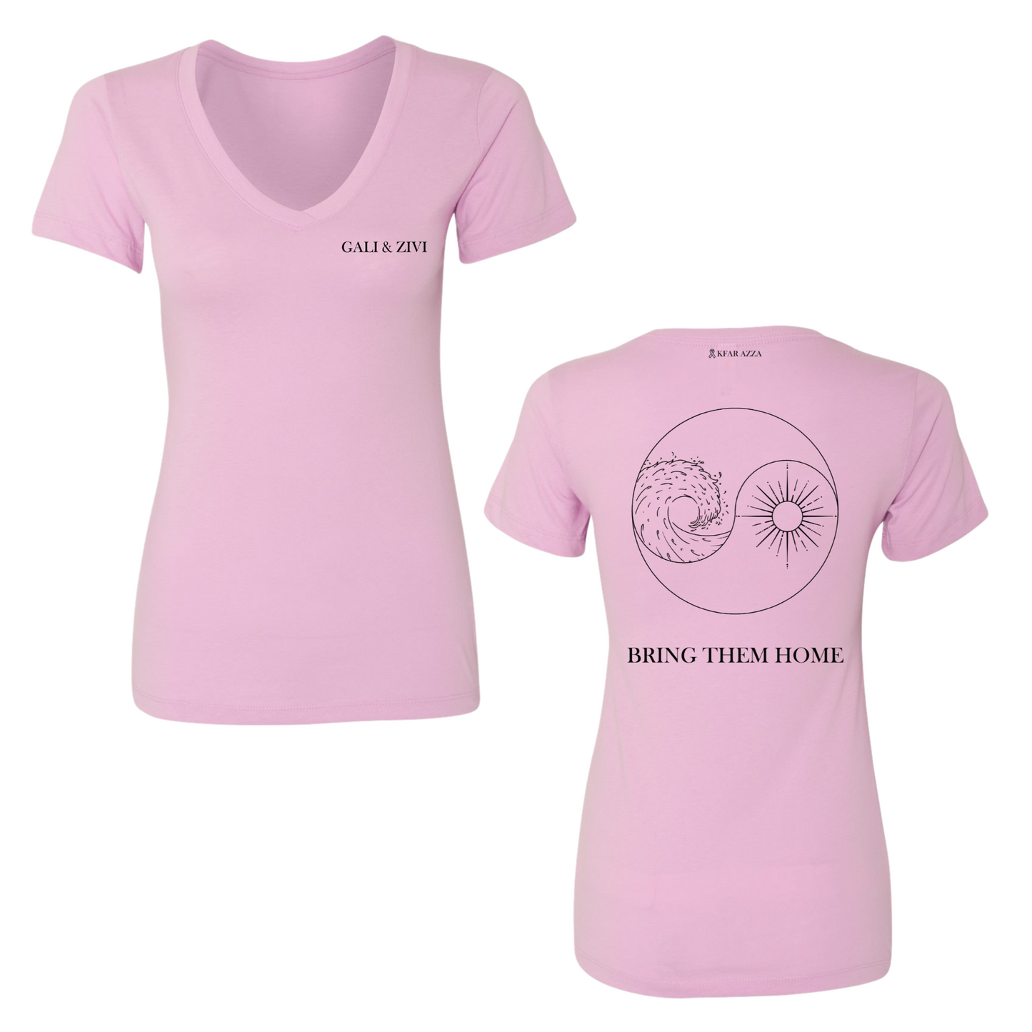 Gali & Zivi | Ying & Yang Womens V-Neck