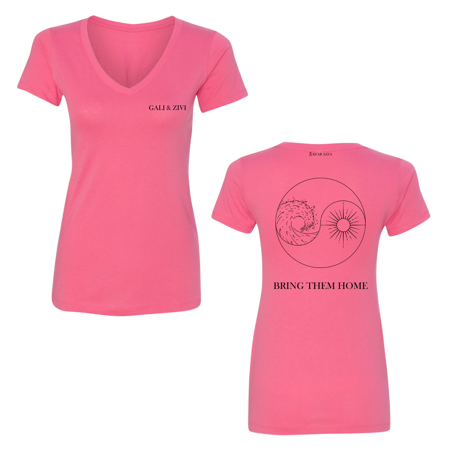 Gali & Zivi | Ying & Yang Womens V-Neck