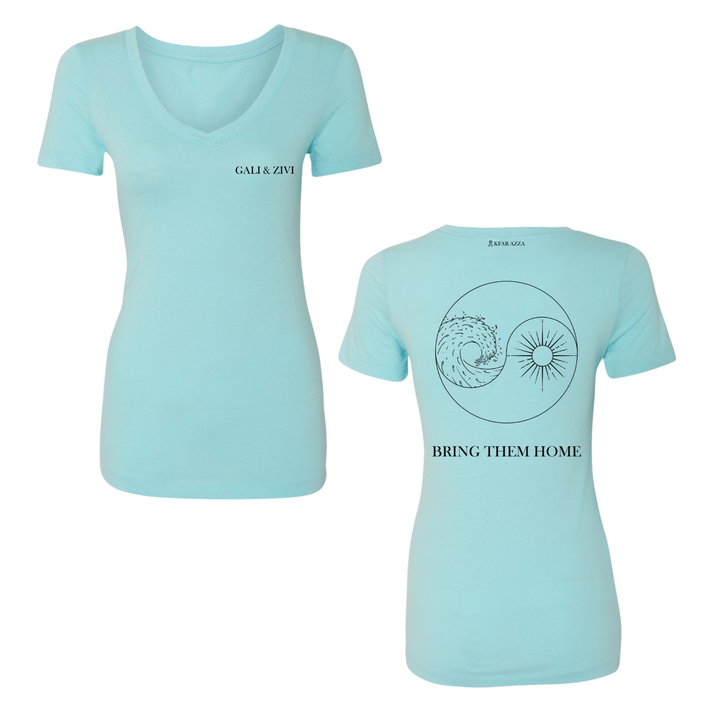 Gali & Zivi | Ying & Yang Womens V-Neck