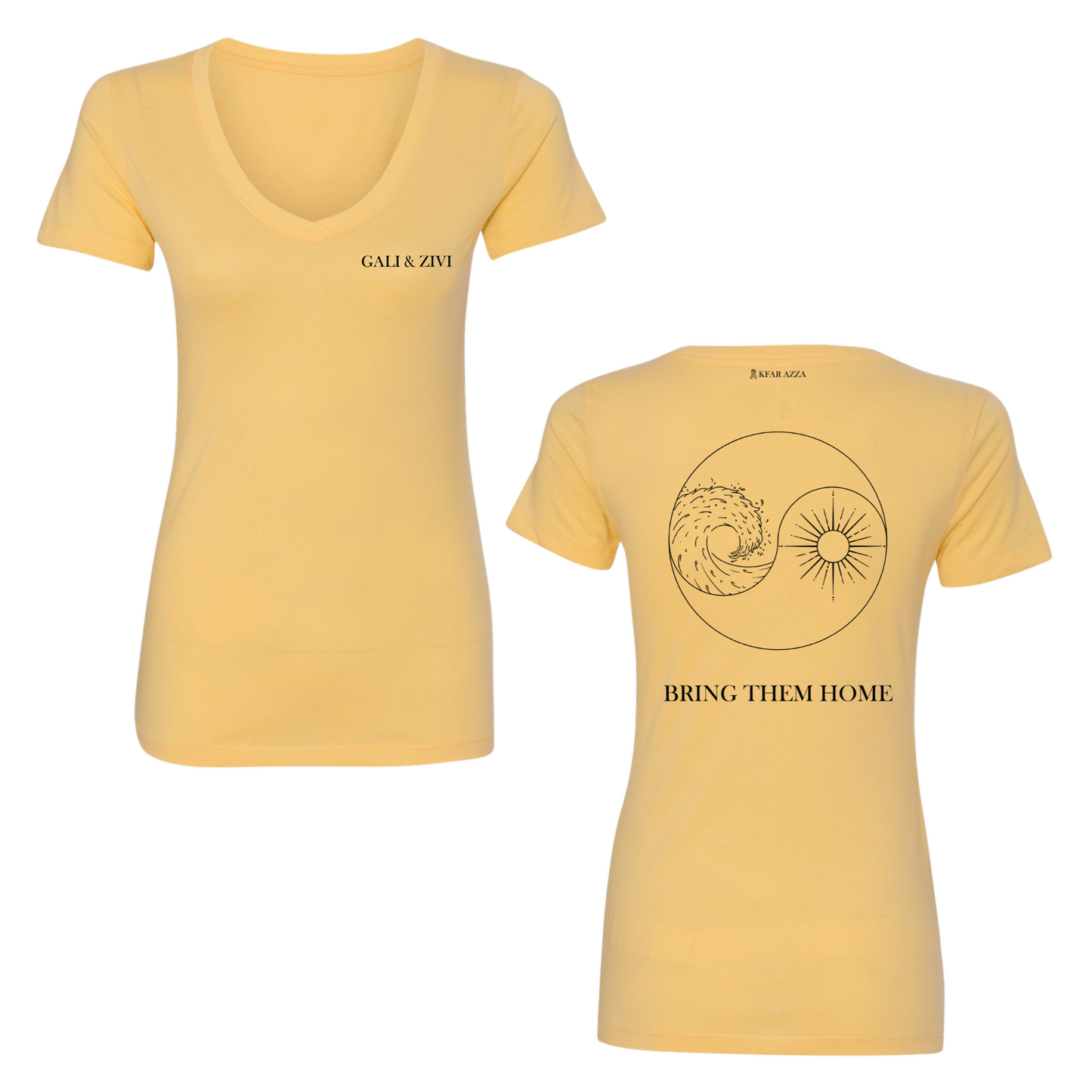 Gali & Zivi | Ying & Yang Womens V-Neck