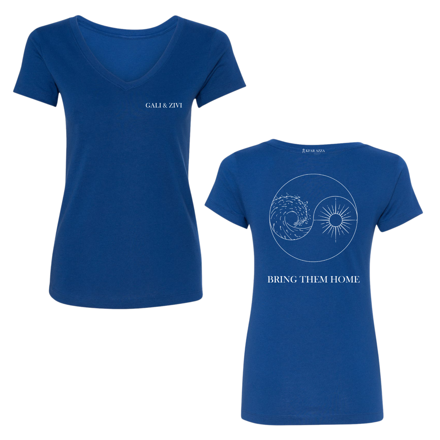 Gali & Zivi | Ying & Yang Womens V-Neck