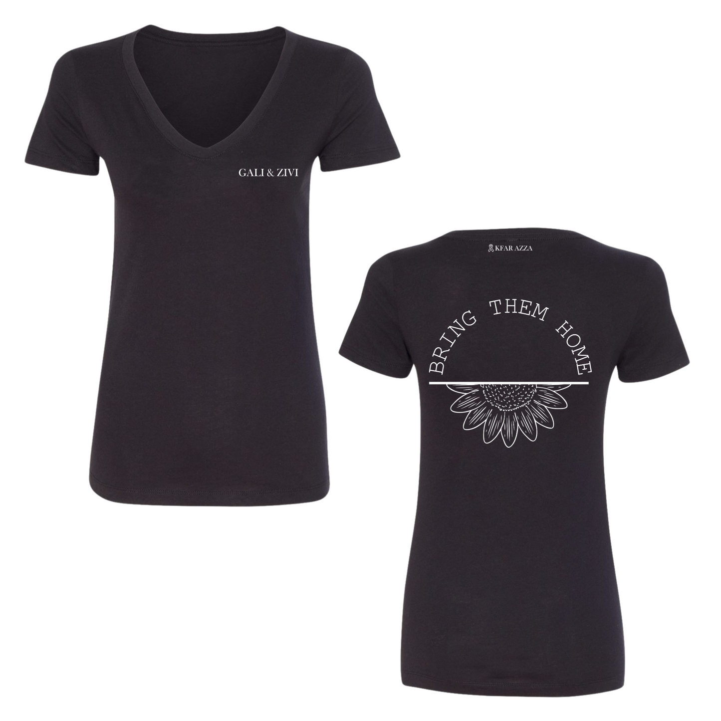 Gali & Zivi | Sunflower Womens V-Neck