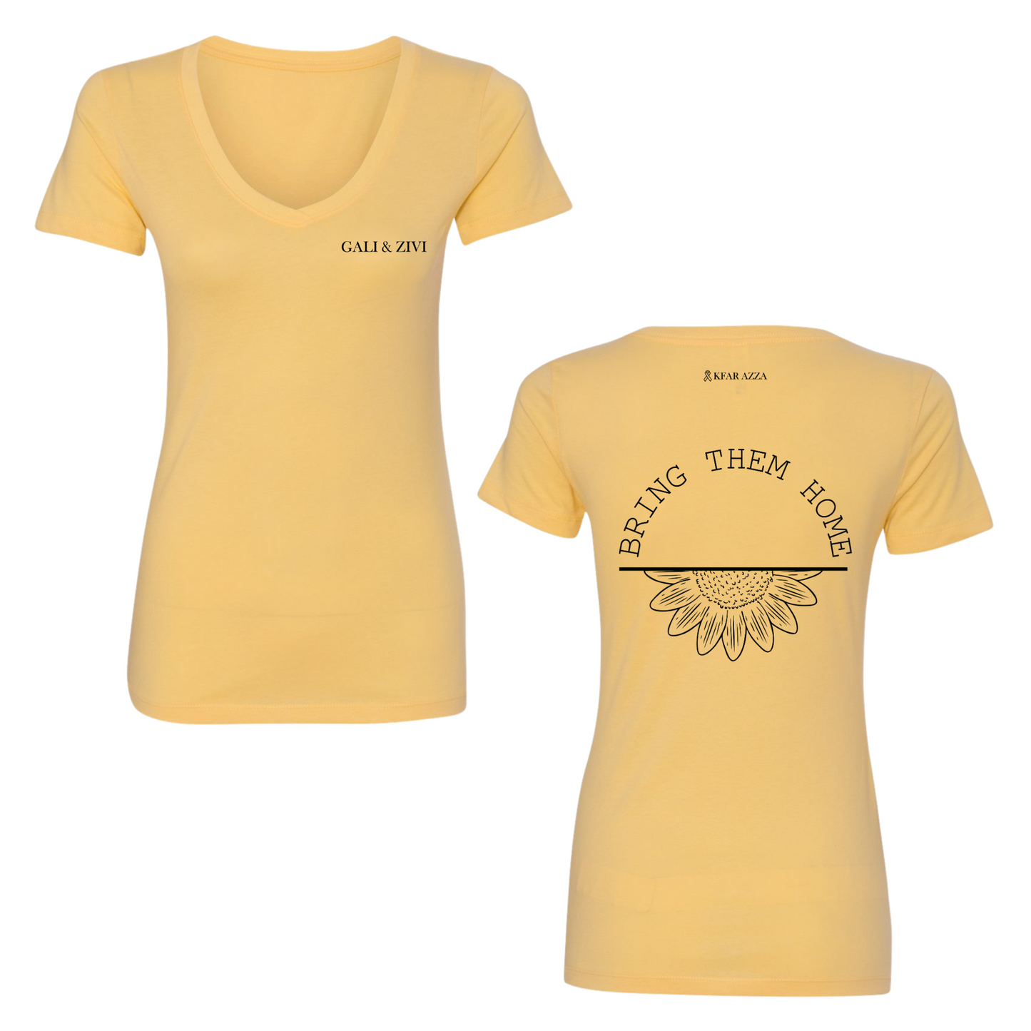 Gali & Zivi | Sunflower Womens V-Neck