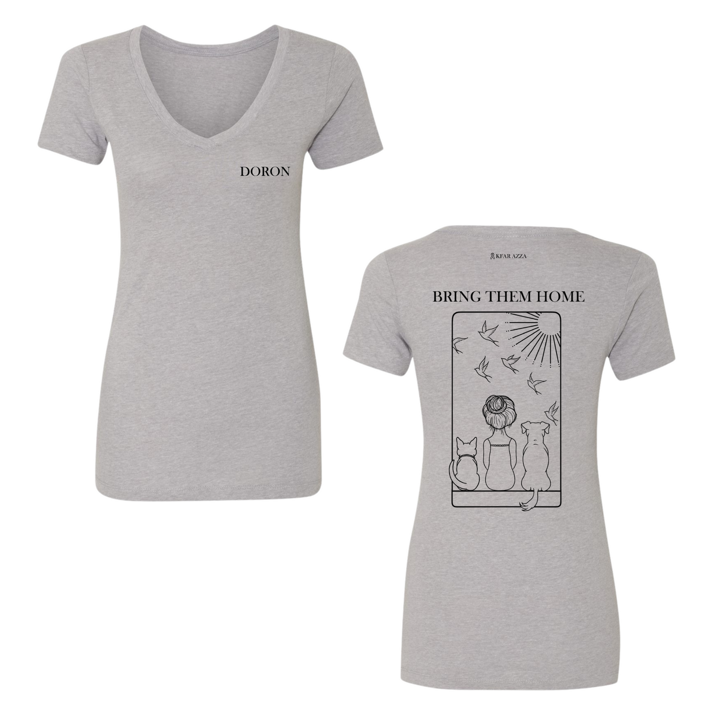 Doron | Postcard Womens V-Neck