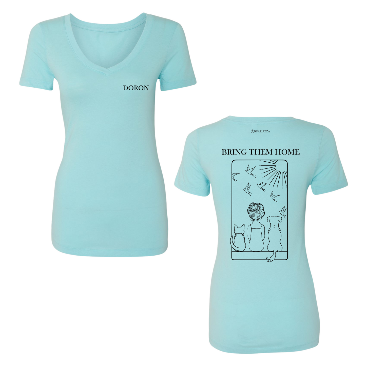 Doron | Postcard Womens V-Neck